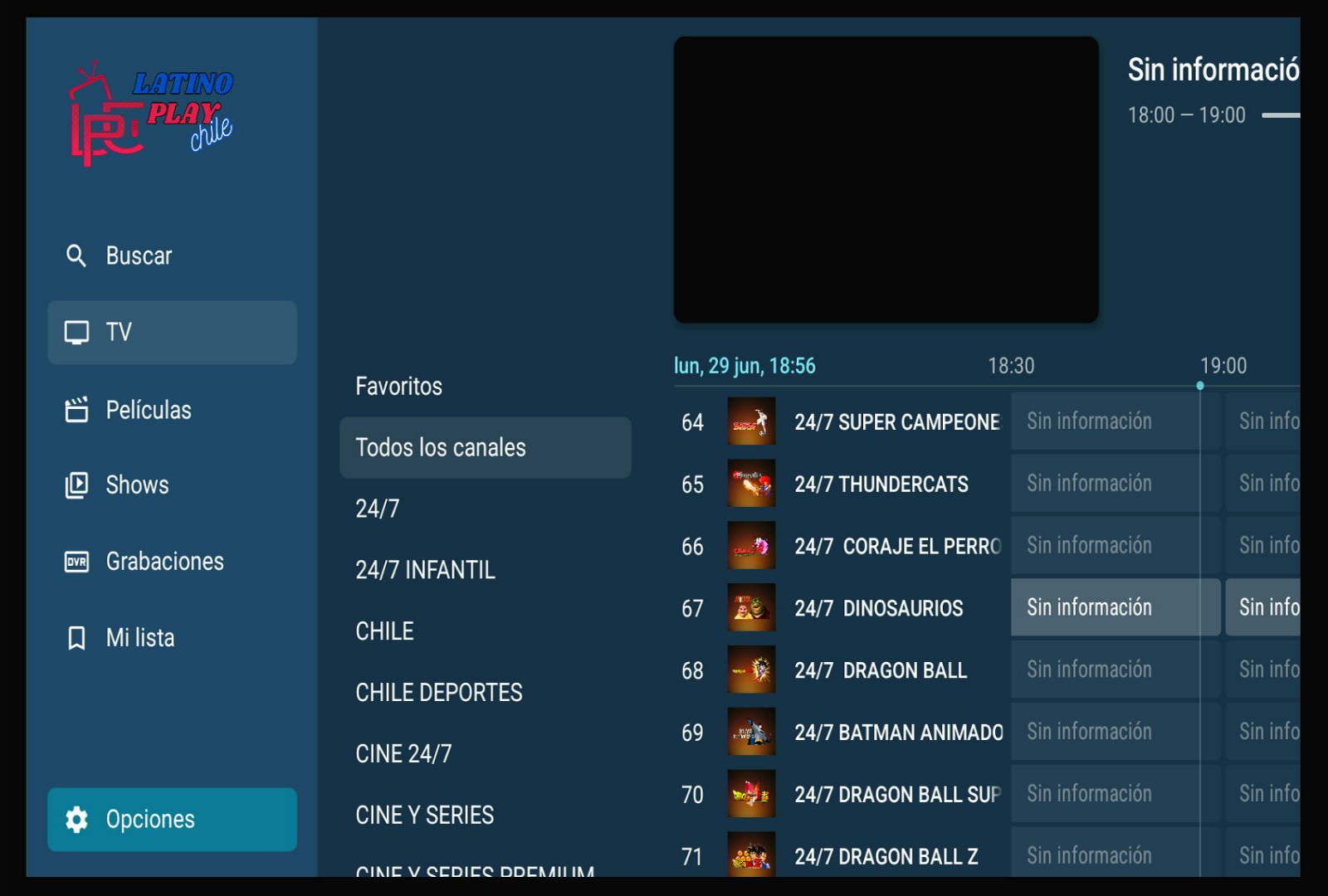 Captura Android TV